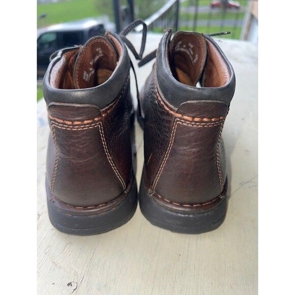 Clarks Wallabee Chukka Boots Lo Brown Beeswax Leather Men Size 8.5M main image 3